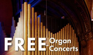 Free organ concerts on Trinity's Skinner Organ most Fridays at 12:15 pm