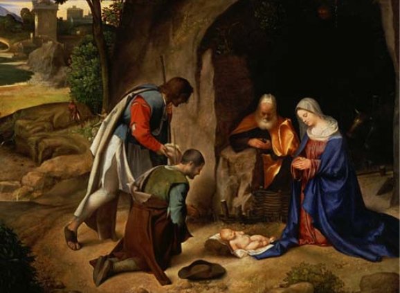 "Adoration of the Shepherds" – Giorgione (1477/78-1510) 