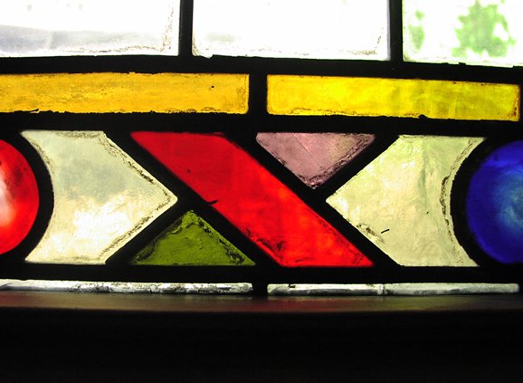 stainglass from our building