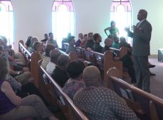Faith leaders hold community meeting ahead of rally (Photo courtesy of nbc29, Charlottesville, VA)