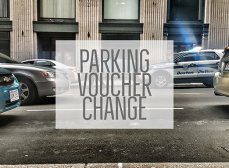 Parking voucher change